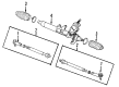 Diagram for 1998 Volkswagen Beetle Power Steering Hose - 1C0-422-889-B