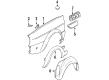 Diagram for Volkswagen Jetta Fender - 176-821-021