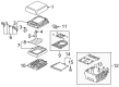 Diagram for Volkswagen Touareg Center Console Latch - 7L6-858-581