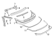 Diagram for Volkswagen Passat Bumper - 3B5-807-417-J-GRU