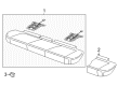 Diagram for Volkswagen CC Seat Cushion Pad - 3C8-885-319-E