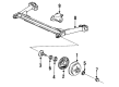 Diagram for Volkswagen Fox Axle Beam Mount - 305-501-541-2