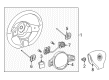 Diagram for Volkswagen Beetle Automatic Transmission Shift Levers - 5K1-713-025-EJ