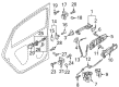 Diagram for Volkswagen Door Check - 561-839-249-C