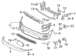 Diagram for Volkswagen Bumper - 5GE-807-217-CL-GRU