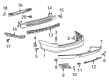 Diagram for Volkswagen Bumper - 1K9-807-417-B-GRU