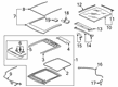 Diagram for Volkswagen Sunroof Motor - 3G5-877-795