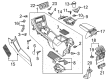 Diagram for Volkswagen Tiguan Automatic Transmission Shift Indicator - 5NN-864-263-C-IX2