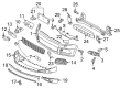 Diagram for Volkswagen Touareg Bumper - 7P6-807-101-A-GRU