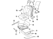 Diagram for Volkswagen Golf Seat Heater Pad - 1H0-963-555-A