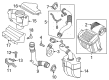 Diagram for Volkswagen Jetta Air Filter Box - 5C0-129-607