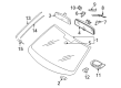 Diagram for Volkswagen Tiguan Windshield - 5N0-845-011-E-NVB