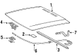 Diagram for Volkswagen Fox Hood Release Cable - 305-823-531-5
