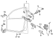 Diagram for Volkswagen Passat Door Lock Cylinder - 107-837-168-JA