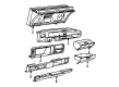 Diagram for 1987 Volkswagen Golf Instrument Cluster - 176-919-053