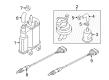 Diagram for Volkswagen Fuel Vapor Leak Detection Pump - 3C0-906-201-B