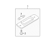 Diagram for Volkswagen Jetta License Plate Lights - 3B5-998-026-A