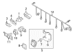 Diagram for Volkswagen Touareg Parking Sensors - 7P6-907-561-C