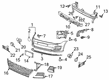 Diagram for Volkswagen GTI License Plate - 5GM-807-287-L-9B9