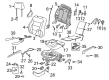 Diagram for Volkswagen Jetta Power Seat Switch - 1J0-881-253-E-B41