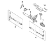 Diagram for Volkswagen Rack and Pinion Boot - 8N0-422-831