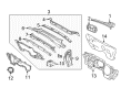 Diagram for Volkswagen Jetta Dash Panels - 1K1-804-011-M