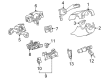 Diagram for Volkswagen Hazard Warning Switches - 1Q0-953-509