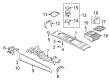 Diagram for Volkswagen Phaeton Cup Holder - 3D0-858-603-B-1SG