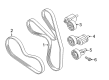 Diagram for Volkswagen Drive Belt - 022-145-933-AP