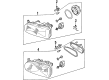 Diagram for Volkswagen Cabrio Headlight - 1HM-941-018