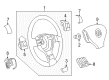 Diagram for Volkswagen Jetta Steering Wheel - 5C0-419-091-AK-USZ