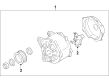 Diagram for Volkswagen Alternator Pulley - 059-903-119-C