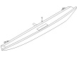 Diagram for Volkswagen Third Brake Light - 5H0-945-087-B
