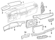Diagram for Volkswagen Atlas Dash Panel Vent Portion Covers - 3CN-858-415-L-7JT