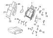 Diagram for Volkswagen Golf Seat Cushion Pad - 1J0-881-776-BC