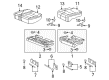 Diagram for Volkswagen Tiguan Seat Cushion Pad - 5M0-885-376-N