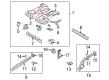 Diagram for Volkswagen Rabbit Floor Pan - 1K6-813-200