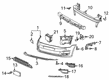Diagram for Volkswagen Golf Bumper - 5GM-807-217-AF-GRU