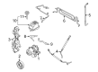 Diagram for Volkswagen Jetta Power Steering Reservoir - 1J0-422-371-C