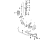 Diagram for Volkswagen Sway Bar Bracket - 307-411-335-2