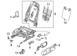 Diagram for Volkswagen GTI Seat Switch Panel - 5H0-881-318-L-4PK