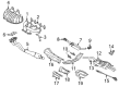 Diagram for Volkswagen Jetta Exhaust Hanger - 06A-253-070-C