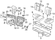 Diagram for Volkswagen Golf Seat Cushion Pad - 1J0-885-375-AS