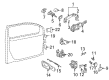 Diagram for Volkswagen Rabbit Interior Door Handle - 1K1-837-113-H-UAQ