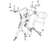 Diagram for 1998 Volkswagen Passat Seat Belt - 3B1-857-706-C-E66
