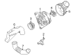 Diagram for Volkswagen Passat Alternator Bracket - 078-903-143-K