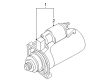 Diagram for Volkswagen Jetta Starter - 02M-911-024-P