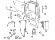 Diagram for Volkswagen Door Lock - 7D1-843-654-E