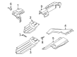 Diagram for Volkswagen Exhaust Heat Shield - 701-253-718-B