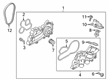 Diagram for Volkswagen Jetta Belt Tensioner - 06K-903-133-AG